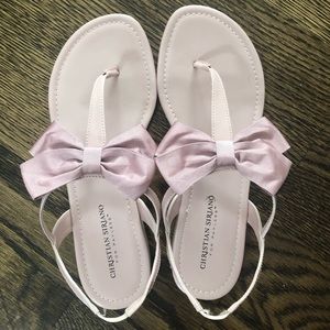 Christian Siriano Bow Sling Sandal